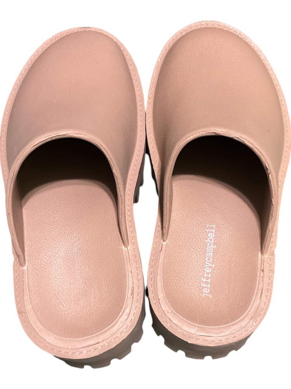 Jeffrey Campbell Beige Platform Clogs - Picture 3 of 4